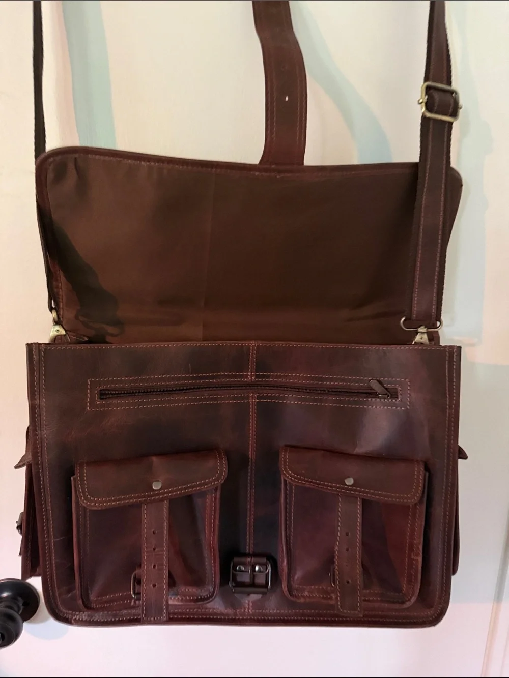 Brown Leather Briefcase